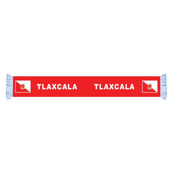 

tlaxcala flag factory supply good price polyester satin scarf