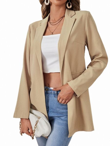 

lapel neck belted coat z7pd#, Black