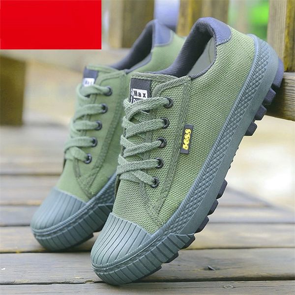 

four seasons general mens and womens canvas multienvironment work shoes comprehensive training offroad running 220819, Black