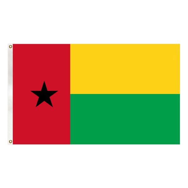 

guinea bissau flag 3x5 ft polyester country national flag banner with two brass grommets