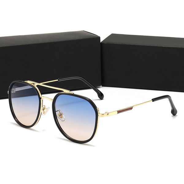 

round sunglasses designer luxury avant-garde 1028 square metal sun glasses european and american personality and mens street hiking fashion, White;black