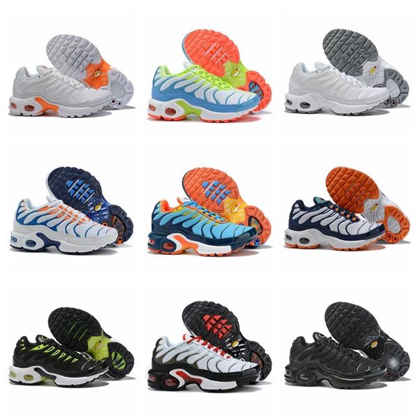 

2022 infant designer kids shoes classic childrens shoe tn boys and girls kid sports toddler youth running sneakers tra226i, Black
