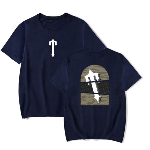 

men's t-shirts trapstar print t-shirt solid color summer for men women casaul clothing tees cotton 02men's, White;black