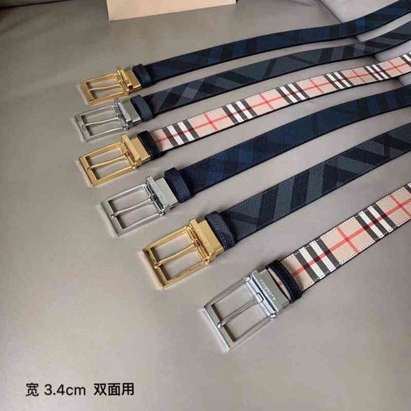 

leather belt burbrerys mens s babaoli needle buckle fashion leisure business classic youth b home doublesided lovers, Black;brown