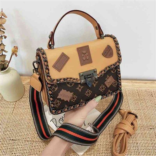 

65% off factory clearance super low autumn and winter badge small summer fashion handbag broadband old flower single shoulder bag trend