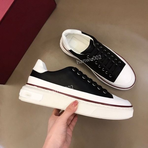 

2022 men casual shoes series webbing sneakers platform leisure shoe fashion canvas leather sports tennis size38-44, Black