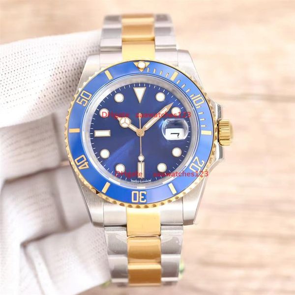 

aaa mens womens watches automatic mechanical 40mm watch 316 stainless steel blue black ceramic super luminous wristwatches montre 219f, Slivery;brown
