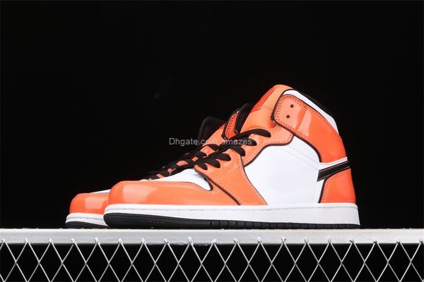 

2022 1 mid se turf orange dd6834-802 basketball shoes womens mens sneakers size us 4-13 36-47