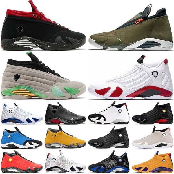 

mens basketball shoes 14s jumpman 14 fortune candy cane desert sand hyper royal red lipstick last sdefining moments olive men trainers s