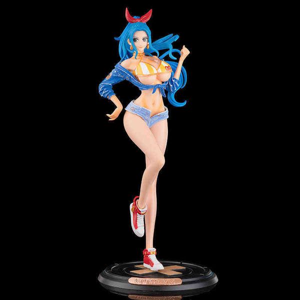

34cm anime one piece miss wednesday naked figure toys gk nefeltari vivi action figurines model manga girl doll statue figma t220819