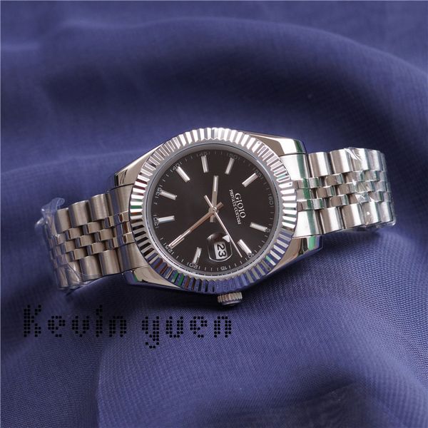 

men watch automatic mechanical rose gold blue black, Slivery;brown