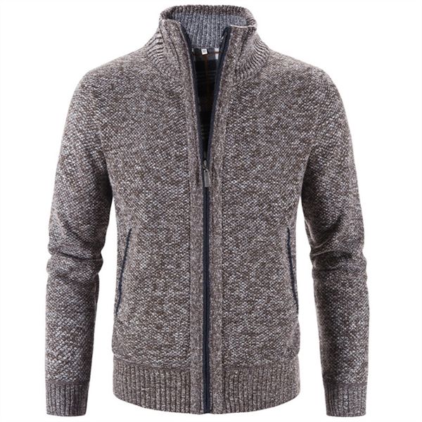 

spring autumn knitted sweater men fashion slim fit cardigan men causal sweaters coats solid single breasted cardigan men 220819, White;black