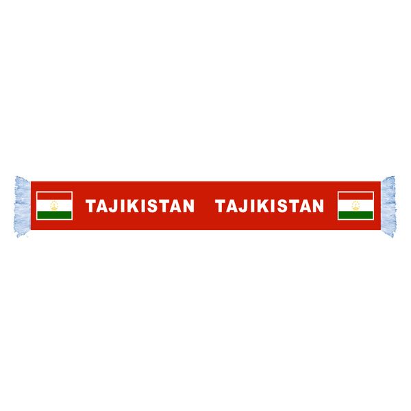 

tajikistan flag factory supply good price polyester satin scarf