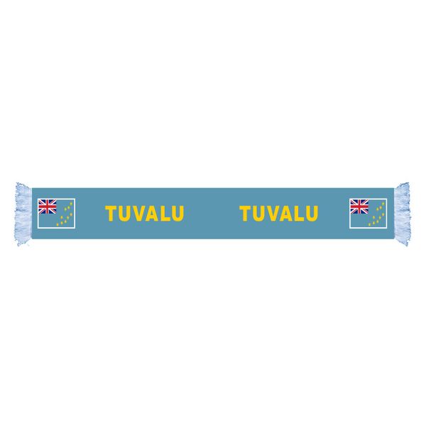 

tuvalu flag scarf factory supply good price polyester satin scarf