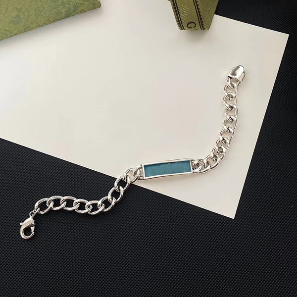 

designer link chain bracelets love bracelet jewelry luxury letter pendant g bracelet for women gold charm earring accessories, Black