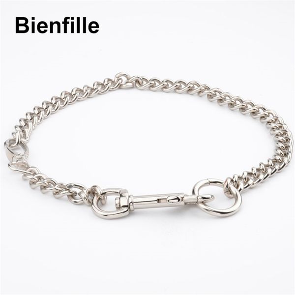 

wholesale fashion snake chain choker necklace lobster clasps long vintage chain necklace for men women 220818, Golden;silver