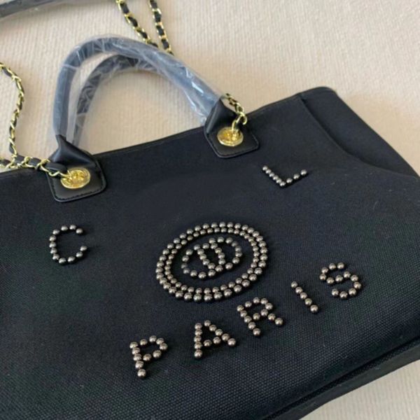 

women's luxury fashion handbags pearl evening bags brand ch canvas beach bag designers female large capacity shopping totes handbag big