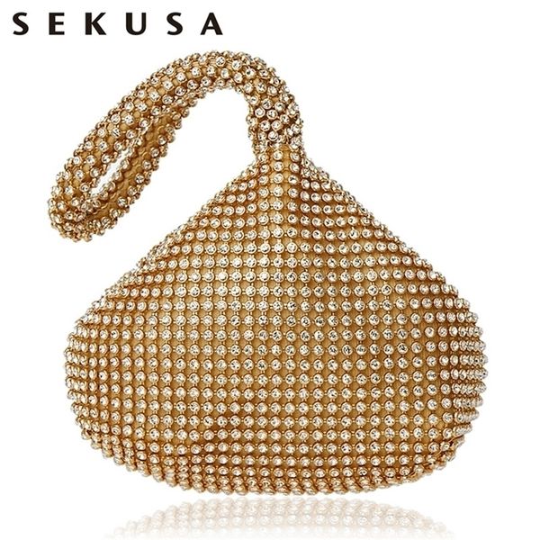 

sekusa soft beaded women evening bags cover open style lady wedding bridalmaid handbags purse bag for year gift clutch 220818