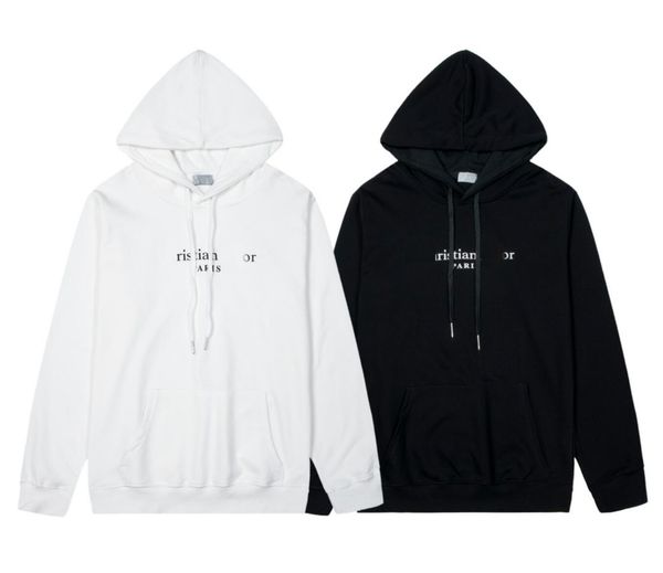 

mens hoodie pure cotton designer hoodis tech fleeces chest letter slogan sweatshirts sweaters oversized hoody loose hoodys, Black