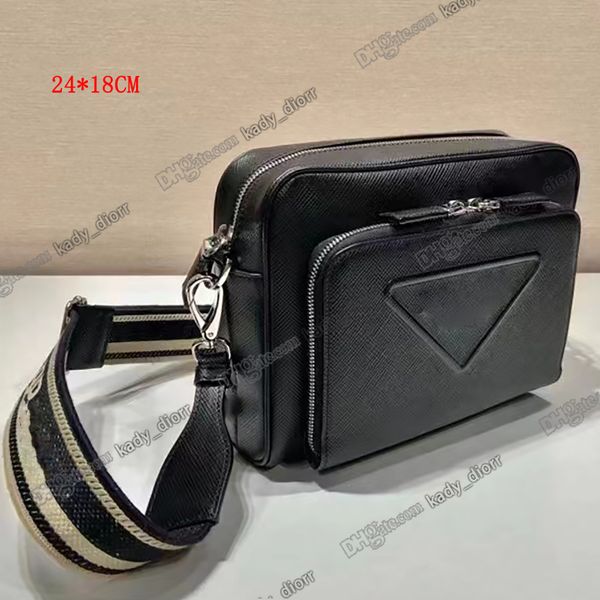 

saffiano leather shoulder bag emblematic triangle logo purse crosshatch effect waxed finish re-nylon lining luxury designers handbag crossbo