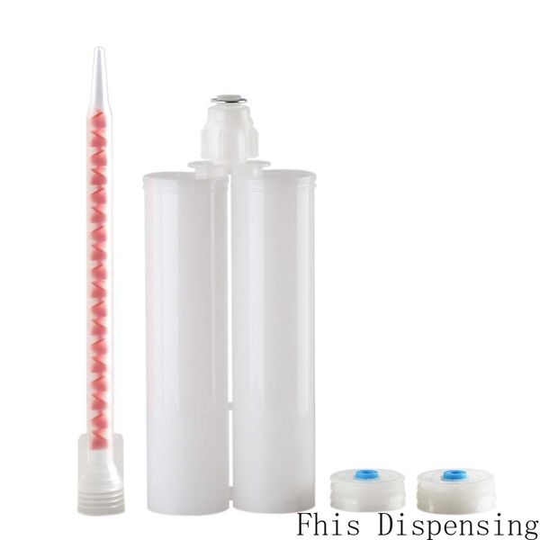 

ab epoxy gun cartridge 400ml 1-1 and mixing tube mc10-18 thread mouth
