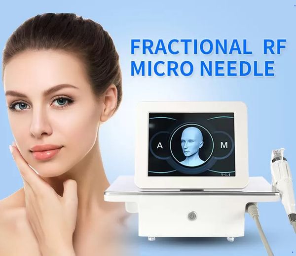 

protable gold radio frequency equipment microneedle wrinkle removal machine skin tightening facial acne treatment scar removal stretch marks