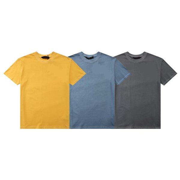 

2021 designer men's t-shirt letter printing chest logo print washing color men and women couple short sleeve size s-xxl225s, White;black