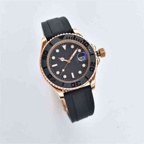 

huiya06 sapphire luminous watch wristwatches mens automatic watch full stainless steel gliding clasp swimming wristwatchs montre de luxea fo, Slivery;brown
