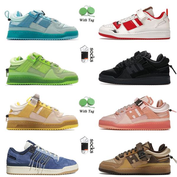 

mens women ads forum low running shoes 2022 authentic platform og bright blue crew green bad bunny back to school yoyogi park fashion skate