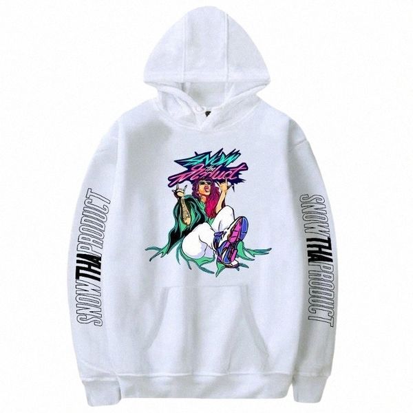 

men's hoodies & sweatshirts 2021 snow tha product hoodie long sleeve pullover women tracksuit harajuku streetwear singer fashion clothe, Black