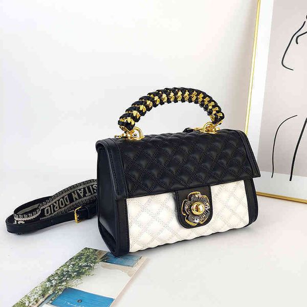 

60% off online sale wholesale summer camellia flower lock single shoulder damp metal chain handbag female