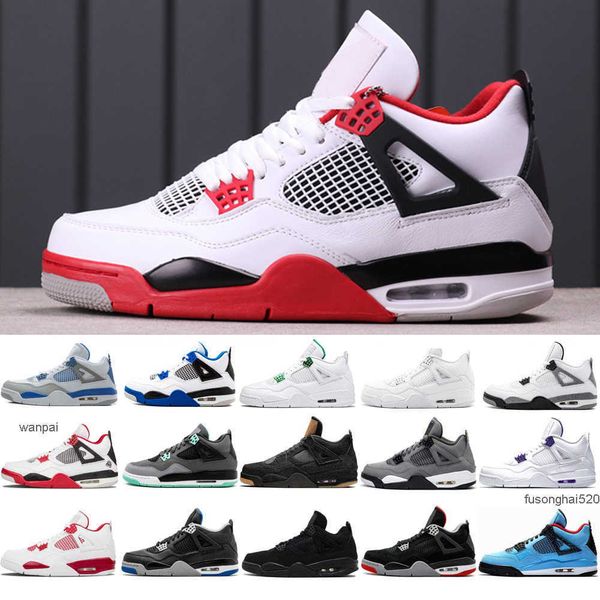 

bred basketball shoes mens 4s 4 white oreo pure money black cat tattoo metallic purple red sports sneakersj og designer shoes
