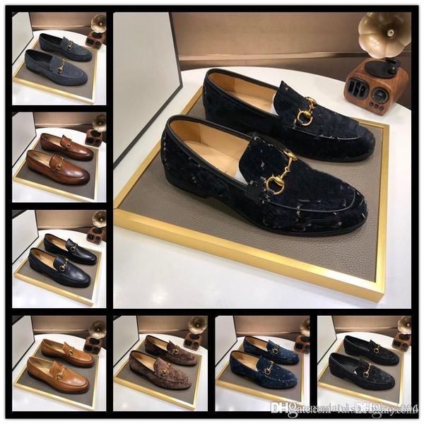 

4a 20 style leather designer luxury man casual shoes smart business work office lace-up dress shoes lightweight men shoe, Black