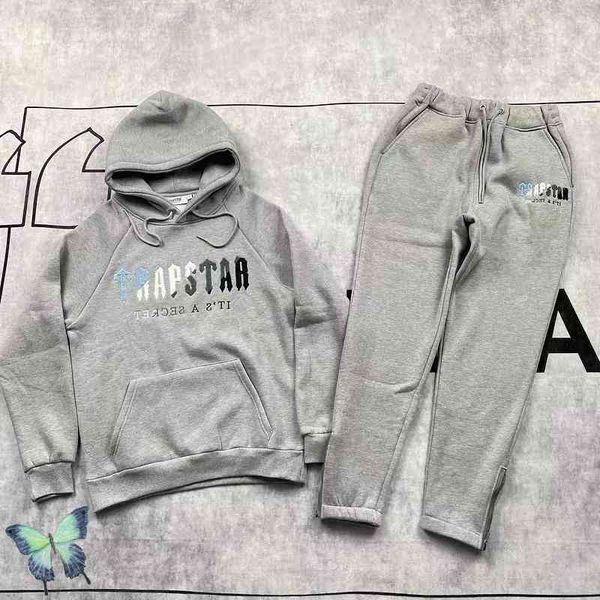 

trapstar set couple hoodie sweatshirts men women 2022 new clothes, Black