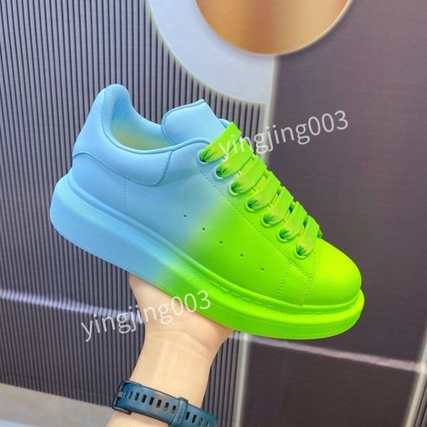 

2022 men's and women's outdoor running shoes sneakers are luxurious and retro thick-soled with high white leather wear-resisting, Black