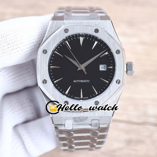 

new style black dial miyota 8215 automatic mens watch stainless steel bracelet sport watches hellowatch e209a2 4 color, Slivery;brown