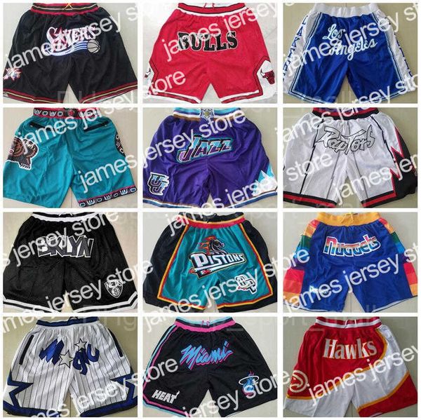 

24 team just shorts don sport basketball short running wear with pocket zipper sweatpants hip hop pant blue white black red purple men top