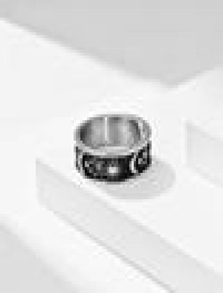 

18k titanium steel black stars moon sun band rings men039s and women039s pl, Silver