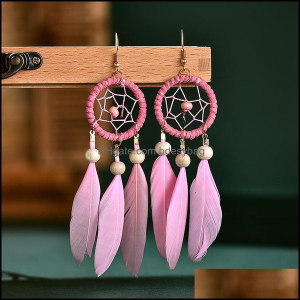 

dangle chandelier dream catcher dangles earrings stud earring ear hoop for women girl jewelry gift 211507 drop delivery 202 bdesybag dhawm, Silver