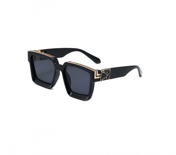 

new 96006 female fashion star net red same sunglass male millionaire glass, White;black
