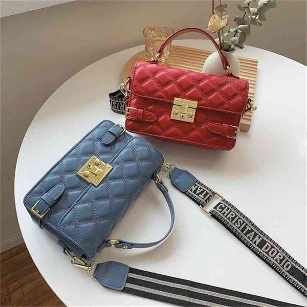 

70% off factory online clearance super low fashion handbag summer fashion version ins red broadband single shoulder small square bag