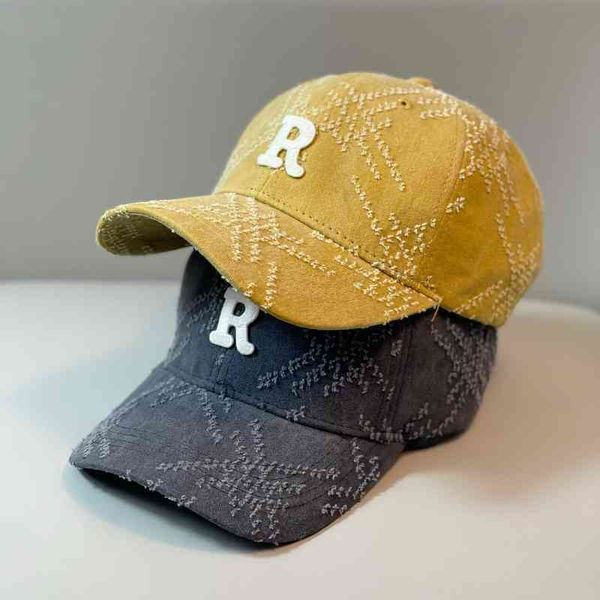 

hbp ball caps 2022 new r-mark baseball cap women's thin face in spring and summer versatile sports hat men's korean duck 220820, Blue;gray