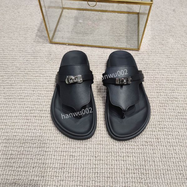 

luxurys mens womens summer sandals beach slide casual slippers ladies comfort shoes print leather flowers flip flops, Black