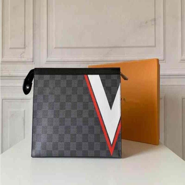 

louiseity 1 viutonity business brand closure card zipper credit brown men clutch bags system-1 internal patch pocket-6 slot hand luxury nxkh, Red;black