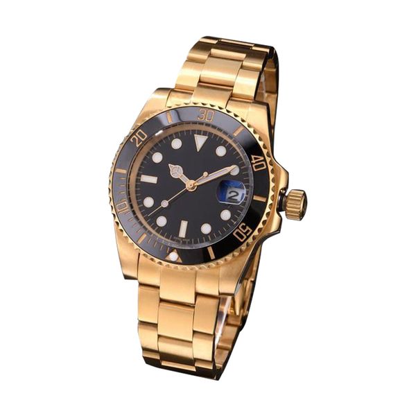 

r watches luxury fashion movement watches watch for mens full stainless steelr automatic mechanical sapphire solid clasp wristwatch gold, Slivery;brown