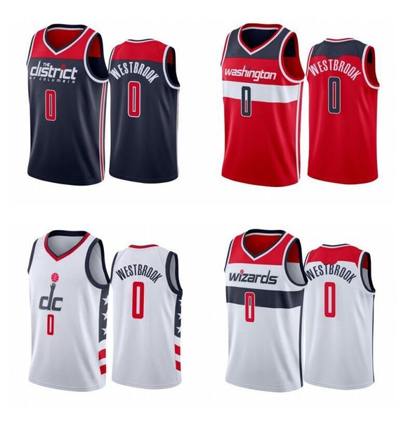 

2020-21 russell 0 westbrook red navy city white jersey, Black