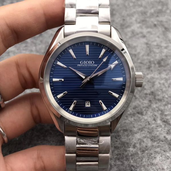 

men automatic mechanical black blue yellow watch 0 0 1 1 2 233 44, Slivery;brown