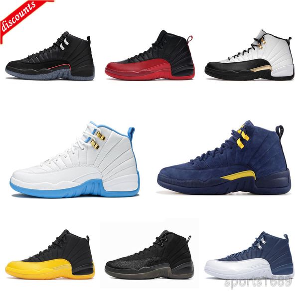 

quality basketball shoes 12 12s jumpman men women dark concord flu game university blue jumpman gold black red taxi indigo royal easter mens