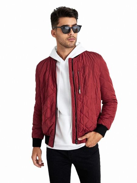 

x afraeli men zip up bomber jacket b7ag#, Black;brown