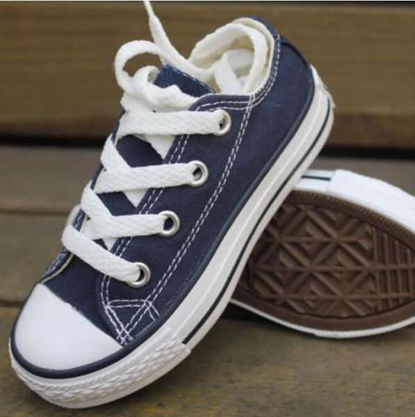 

2022 baby classic gift high low girls boy children eur 24-34 all star canvas skateboarding shoes sports running shoes, Black